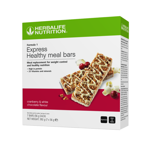 Formula 1 Express Bar - Cranberry & White Chocolate Flavour (7 bars per box)