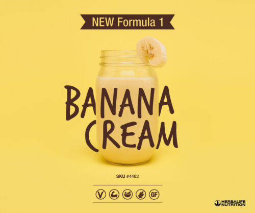 Formula 1 - Banana Cream (550g canister)