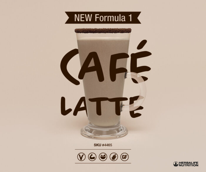 Formula 1 - Café Latte (550g canister)