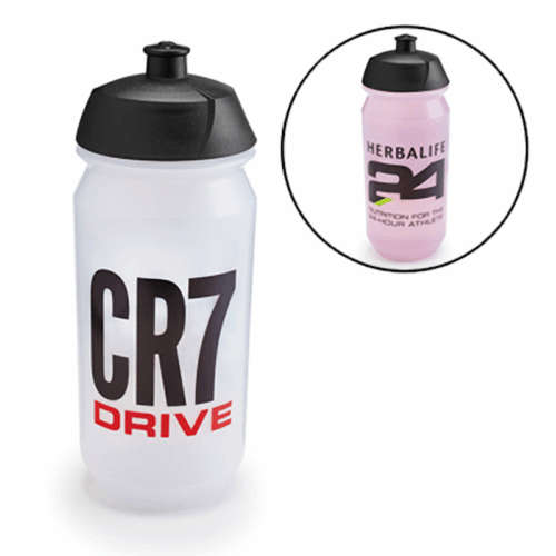 CR7 Drive Sport Water Bottle – Transparent (550ml)