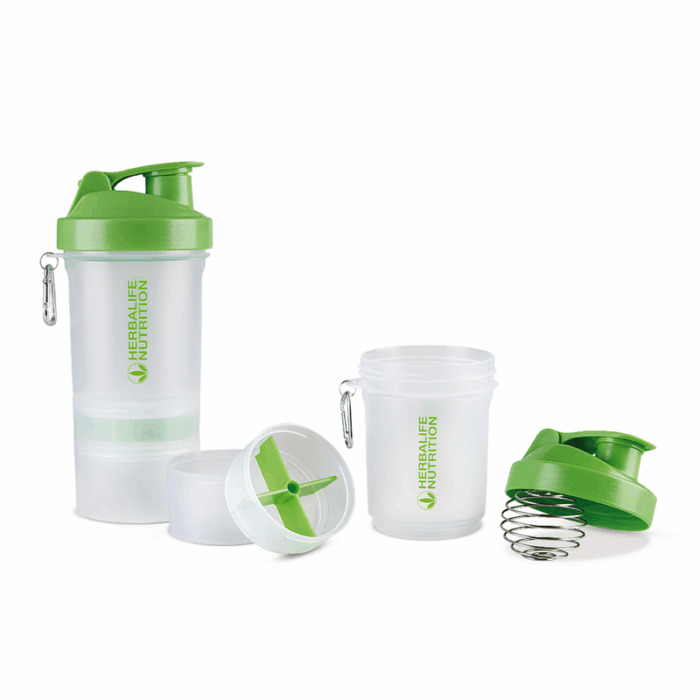 Herbalife Nutrition Super Shaker – Green (2-in-1 Compartment Design)