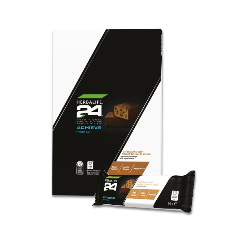 Herbalife 24 protein bars choc chip cookie dough